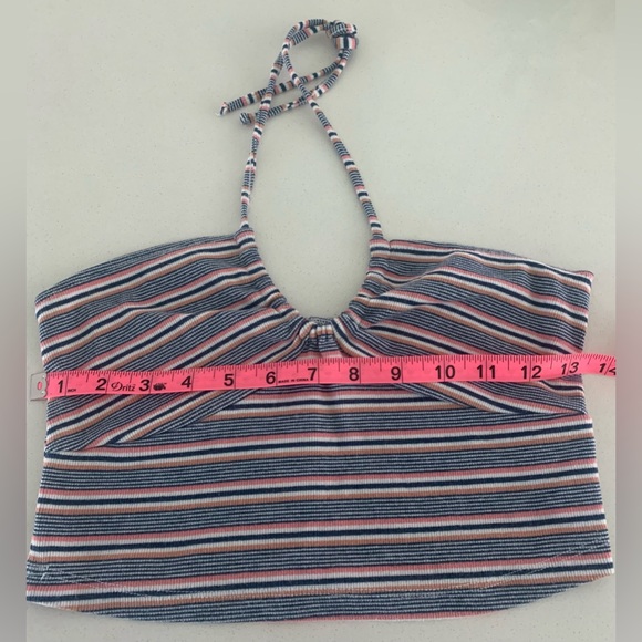 Aeropostale Stripe Halter Top - Picture 8 of 10